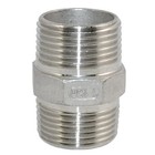 1  Inch Npt Male Pipe Fitting Hex Nipple Stainless Steel 304 Connector Us Stock