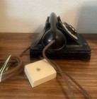 Vintage Western Electric Bell System Black 302 Desk Rotary Telephone  1930-40s