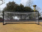 Soccer Goal 12 x6  Portable Soccer Net For Backyard W frame   Bag Black