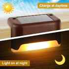 Outdoor Solar Led Deck Lights Garden Path Patio Pathway Stairs Step Fence Lamp