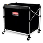 Rubbermaid Commercial 1881750 9 96 Cu Ft  Collapsible X-cart - Black silver New