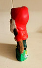 Vintage Pixie Elf Gnome Christmas Figurine 5 5  Hand Painted Ceramic Mold Kitsch