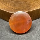Near Eastern sassanian Intaglio Old Carnelian Agate Stone Seal Stamp Bead