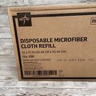 New   Medline Disposable Microfiber Cloth Refill 12x12 In Qty  250