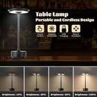 Cordless Led Touch Sensor Desktop Night Light Rechargeable Table Lamp 3 Colors