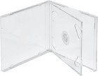 2-disc Standard Double Cd Jewel Case With Tray 10 4mm  2 Cd  Lots Clear Cover