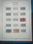 265 Sweden Stamp 1872-1986 Vintage Swedish Collection Album Postage Officials