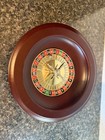 10    Wooden Mahogany Roulette Wheel With Ball