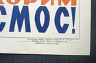 1963 Rocket Cosmonaut Space Spaceship Original Poster Russian Soviet 30x40 Rare