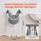 Foldable Dog Bathtub Elevated Grey Shower Station For Small   Medium Dogs   Cats