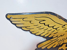 Vintage Richfield Pump Eagle Bird Porcelain Enamel Metal Sign 12  X 4 