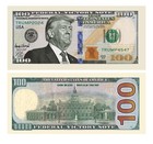 Pack Of 100- Donald Trump  100 Presidential Collectible Novelty Dollar Bills