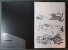 39 Sheets 1980-95 Jack Rudy Tattoo Flash Collection In Portfolio Book Shop Used
