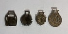 Vintage Horse Brass Medallion-bridle Ornaments Lot Of 4