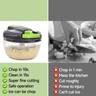 Procesador De Alimentos Manual  Picadora De Verduras  Picadora De Ajo Port  til C