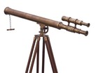  Nautical Brass Telescope With Tripod Large Marine Navy Island  Antique Spyglass