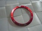 New Red Flat Bezel Insert 33 5mm Medium Divers Skx013   Skx015   4205-0150-0156