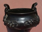 19c Chinese Bronze Censer Incense Burner Grape Fruit Marked  924 Gram