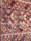 Mayan Woven Textile Chiapas Mexico Panel Wool Panel Death Symbol Vintage