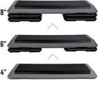 Fitness 43 aerobic Step Platform Exercise Cardio Workout 4-6-8  Health Trainer