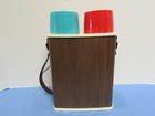     Rare Universal Hot Dr Pepper Dual Thermos 1950 s Landers  Frary     