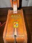 Vintage Fisher Price Molly Moo-oo Cow Pull Toy On Wheels   Works  190 
