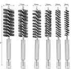 6 Pcs Stainless Steel Wire Bore Brush Different Size Twisted Cleaning Brush