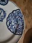 Antique Japanese Old Imari Blue-and-white Porcelain Plate Signed 8 