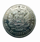 1936 Venezuela 2 Bolivares Silver Coin 0 835 Km 24 Bolivar Libertador Gr 25