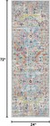 Hallway Runner Rug 2 x6  Washable Boho Farmhouse Entryway Kitchen Runner Vintage