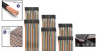 Colorful 100cm Female To Female Dupont Jumper Wires - 120pcs For Diy Projects