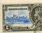Trinidad   Tobago 1936  Silver Jubilee 2c Blk Of 4  Upper Left Extra Flagstaff