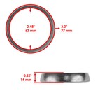 Exhaust Pipe Seal Socket Gasket For Polaris 800 Xc Sp Edge 2001 - 2003   3610046