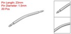 20pack 20mm Curved Spring Bar Pins 1 5mm Dia Steel Watch Band Link Pin
