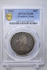 1806 Draped Bust Silver Half Dollar 50c Pointed 6 Stem Pcgs Vg8  7557