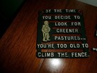 Vintage 3 Cast Iron Trivets   Humor Quote s  Different Styles Uncle Sam Taxpayer