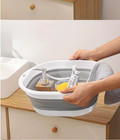 Collapsible Plastic Wash Basin Foldable Tub Bucket For Camping Travel Laundry