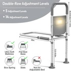 Bed Rails For Elderly Adults Safety  With Motion Sensor Light   Storage Bag