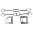 Exhaust Gasket Manifold For Mercruiser 5 0 Mpi 5 7 350 Mag Riser Block V8 Elbow