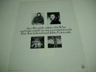 The Who 2-sided 1981 Promo Poster Ad A Decade And Half townsend   Entwistle