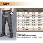 Mens Tactical Cargo Trousers Waterproof Hiking Military Outdoor Working Pants Us