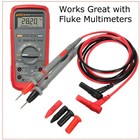 Fluke Compatible Hard Point Test Leads Set For Multimeter Meter Probes Usa Ship