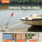 Vevor Rope Puller Come Along Winch 3 4 Ton 1653lb Capacity 100  Of 0 6  Dia Rope