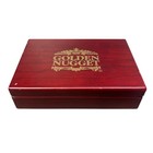 Golden Nugget Casino Playing Cards Deck Notepad Set Wood Box Poker Collectible