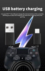New Ps4 Wireless Controller For Sony Playstation 4 Black Dualshock 4