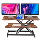 Height Adjustable 37  Stand Up Desk Converter Tabletop Dual Monitor Workstation