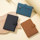 Unisex Genuine Leather Rfid Blocking Passport Holder Travel Wallet Case Cover