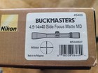 Nikon Buckmasters 4 5-14x40 Rifle Scope Mildot Reticle Very Good W  Box