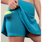 Athleta Ace Tennis Skort 13 5  Blue Teal Athletic Running Workout Skirt L