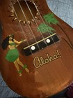 Vintage Hula Accoutrement Wooden Ukulele Hawaiian Instrument Aloha Hawaii